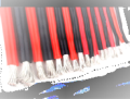 Cable Siliconado Rojo-Negro