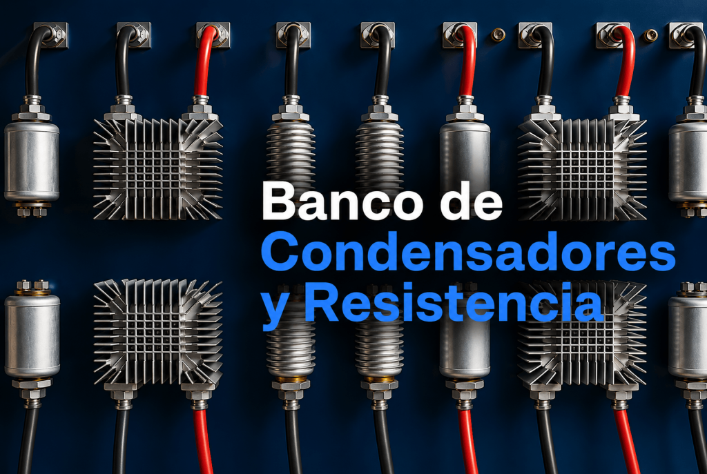 Banco de Condensadores y Resistencia