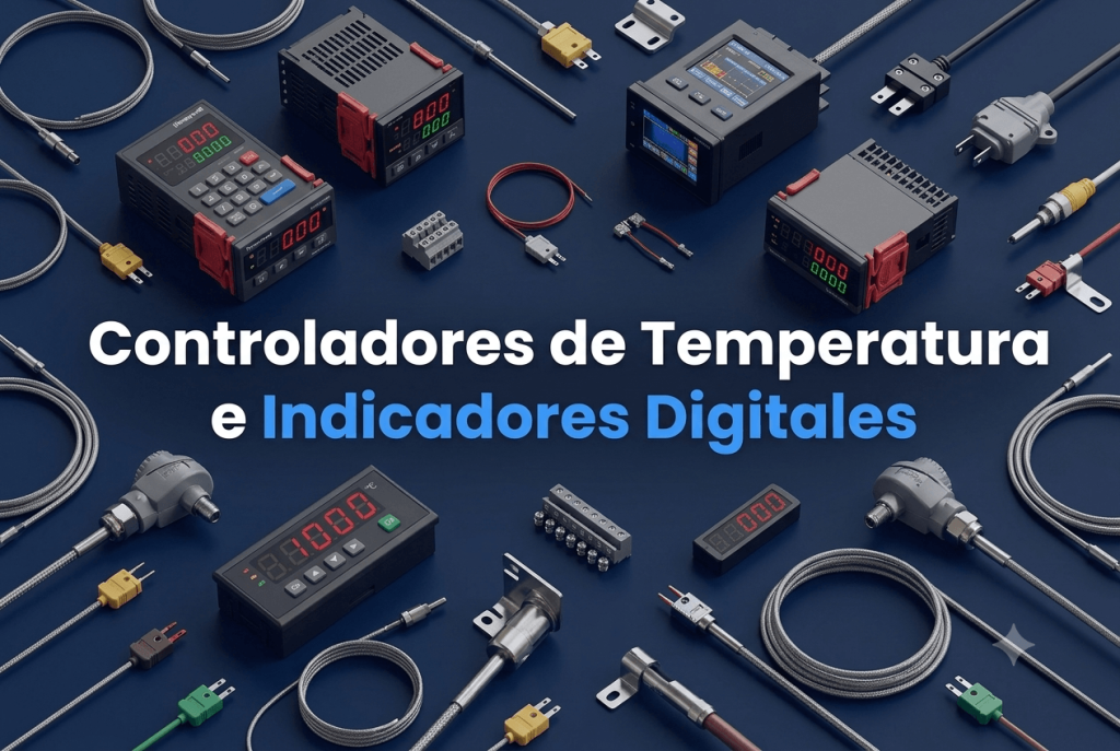 Controladores de Temperatura e Indicadores Digitales
